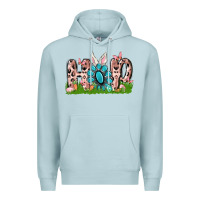 Blue Mist hop rabbit Premium Hoodie - MaliasSmallBusiness