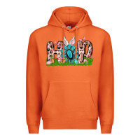 Carrot hop rabbit Premium Hoodie - MaliasSmallBusiness