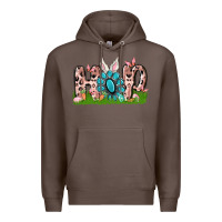Coffee hop rabbit Premium Hoodie - MaliasSmallBusiness
