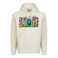 Oatmeal Heather hop rabbit Premium Hoodie - MaliasSmallBusiness