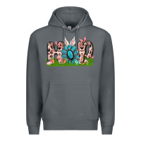 Rock hop rabbit Premium Hoodie - MaliasSmallBusiness