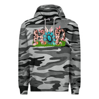 Slate Camo hop rabbit Premium Hoodie - MaliasSmallBusiness
