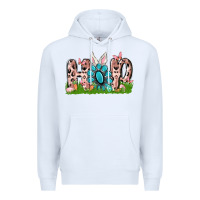 White hop rabbit Premium Hoodie - MaliasSmallBusiness