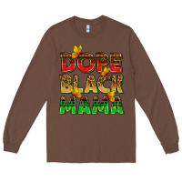 Chestnut dope black mama with butterflies Long Sleeve Tee - texasbilliewilder