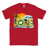 Red love kiwi summer Classic Tee - texasbilliewilder