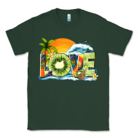 Sports Green love kiwi summer Classic Tee - texasbilliewilder