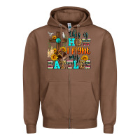Chestnut this is how i fight my battles Zipper Hoodie - Zillion Design Studio