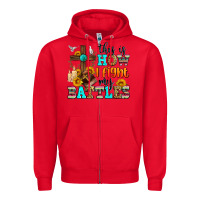 Red this is how i fight my battles Zipper Hoodie - Zillion Design Studio