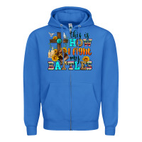 True Royal this is how i fight my battles Zipper Hoodie - Zillion Design Studio