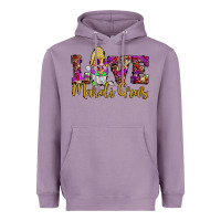 Lavender love mardi gras gnome Heavyweight Hoodie - JahusDesignShop