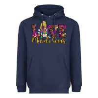 Navy love mardi gras gnome Heavyweight Hoodie - JahusDesignShop