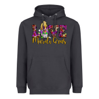 Smoke love mardi gras gnome Heavyweight Hoodie - JahusDesignShop