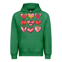 Emerald sketch hearts Urban Hoodie - MaliasSmallBusiness