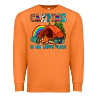 Carrot camping is my happy  place Premium Sweatshirt - AdoDesignShop