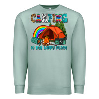 Seafoam camping is my happy  place Premium Sweatshirt - AdoDesignShop