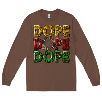 Chestnut dope dope dope Long Sleeve Tee - texasbilliewilder