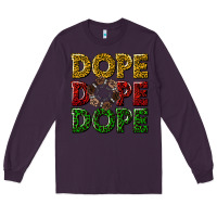 Plum dope dope dope Long Sleeve Tee - texasbilliewilder