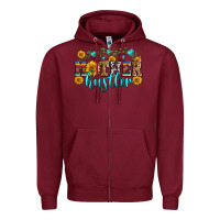 Burgundy mother hustler Zipper Hoodie - Zillion Design Studio