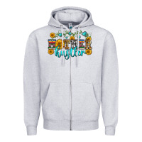 Heather Grey mother hustler Zipper Hoodie - Zillion Design Studio
