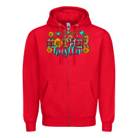 Red mother hustler Zipper Hoodie - Zillion Design Studio