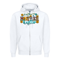 White mother hustler Zipper Hoodie - Zillion Design Studio