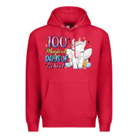 Cardinal 100 magical days of school Premium Hoodie - MaliasSmallBusiness