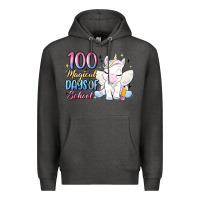Charcoal Heather 100 magical days of school Premium Hoodie - MaliasSmallBusiness