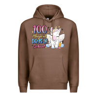 Chestnut 100 magical days of school Premium Hoodie - MaliasSmallBusiness