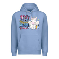 Colony Blue 100 magical days of school Premium Hoodie - MaliasSmallBusiness