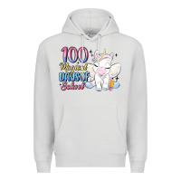 Dove Grey 100 magical days of school Premium Hoodie - MaliasSmallBusiness