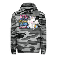 Slate Camo 100 magical days of school Premium Hoodie - MaliasSmallBusiness
