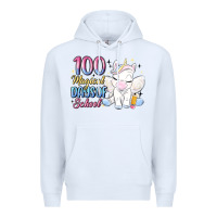 White 100 magical days of school Premium Hoodie - MaliasSmallBusiness