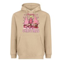 Mushroom pink merry christmas bbs Heavyweight Hoodie - BundleAndBundleShop