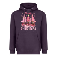 Pink Merry Christmas Bbs Heavyweight Hoodie | Teevron