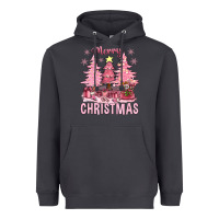 Smoke pink merry christmas bbs Heavyweight Hoodie - BundleAndBundleShop
