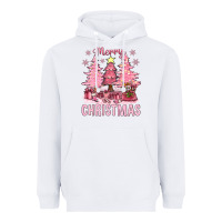 White pink merry christmas bbs Heavyweight Hoodie - BundleAndBundleShop