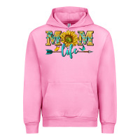 Fuchsia Pink mom life Urban Hoodie - NancyCooperArtShop