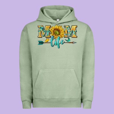 Mom Life Urban Hoodie Designed By Nancycooperartshop