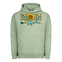 Pigment Oil Green mom life Urban Hoodie - NancyCooperArtShop