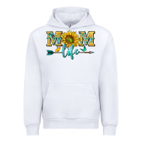 White mom life Urban Hoodie - NancyCooperArtShop