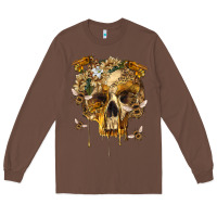 Chestnut Flower Skeleton Bees Long Sleeve Tee - RanaPortraitStore