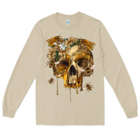 Mushroom Flower Skeleton Bees Long Sleeve Tee - RanaPortraitStore