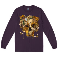 Plum Flower Skeleton Bees Long Sleeve Tee - RanaPortraitStore