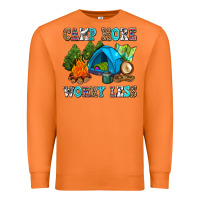 Carrot camp more worry less Premium Sweatshirt - AdoDesignShop