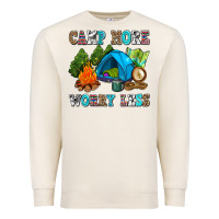 Sandshell camp more worry less Premium Sweatshirt - AdoDesignShop