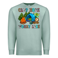 Seafoam camp more worry less Premium Sweatshirt - AdoDesignShop