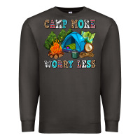 Smoke camp more worry less Premium Sweatshirt - AdoDesignShop