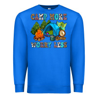 True Royal camp more worry less Premium Sweatshirt - AdoDesignShop