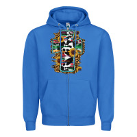 True Royal western cross Zipper Hoodie - RanaPortraitStore