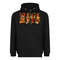 Black thanksgiving coffee cups with gnomes bbs Heavyweight Hoodie - BundleAndBundleShop